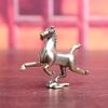 Brass Horse Figurines Home Desktop Decoration Fortune Zodiac Horse Office Decor Miniatures Bronze Collectible Crafts