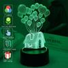 3D Dreamy Balloon House Night Light, Touch 7-color Color Changing Light Suitable for Bedroom Desktop Decoration Atmosphere Light
