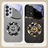 Gradient Golden Lotus For Samsung S8 S9 S10 S20 Ultra S21 Pro S22 Plus S23 FE S24 Ultra S25 Edge S25Ultra Glass Phone Case