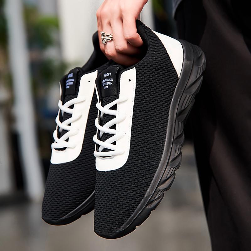 39-48 Мужская повседневная спортивная обувь большого размера с воздушной вентиляцией — фото 5