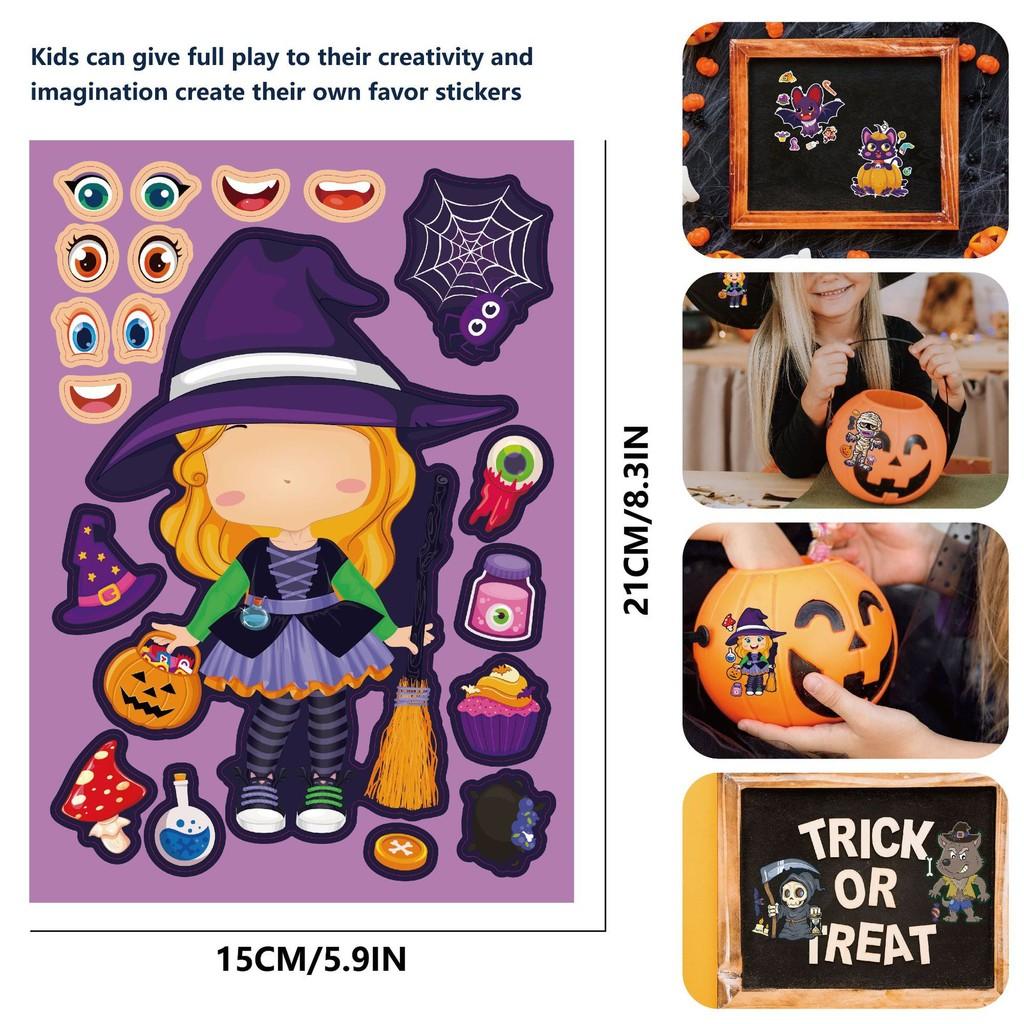 Cm2407003 Kids Playful Halloween Puzzle Stickers For Exciting Engagement Parentchild