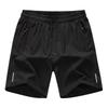 Men's 2025 Summer Reflective Sports Shorts - Ice Silk, Zipper, Four-Way Stretch, Casual Five-Point Pants