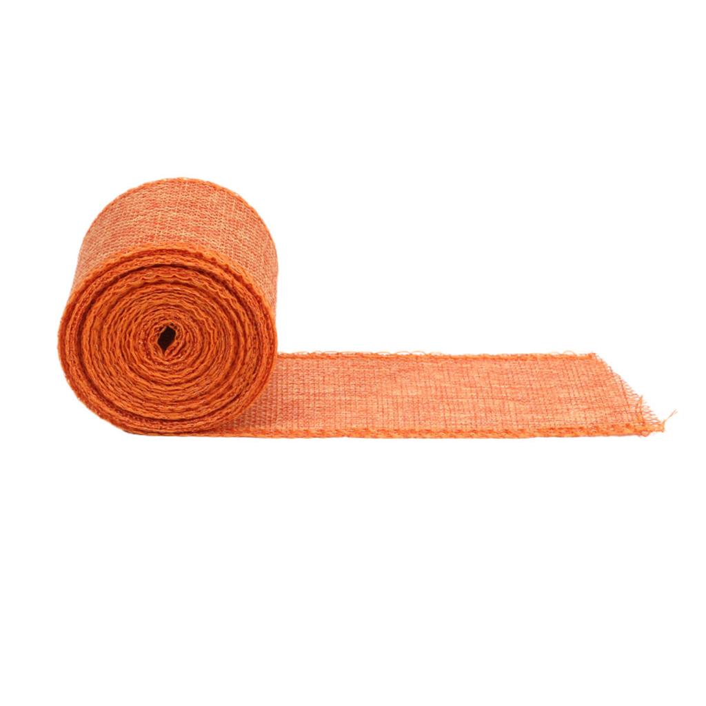 5 metrů 60mm Imitace lněné šňůrkové stuhy Role Vánoční dárkové balení Dekorace Svatba Párty DIY Ručně vyráběné Popruhy