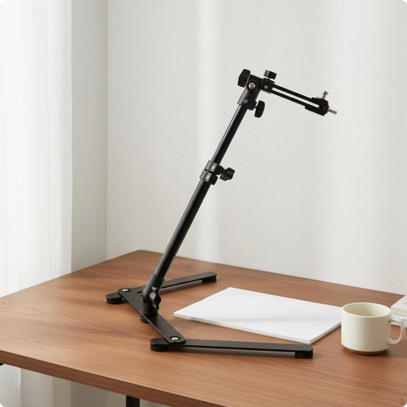 Circular Light with Phone Holder Rotatable Desktop Stand Live Broadcasting Overhead New Stand