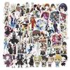 Bungo Stray Dogs Farbaufkleber, 100 Blatt(nicht wiederholt), Wasserdicht und Sonnenschutz