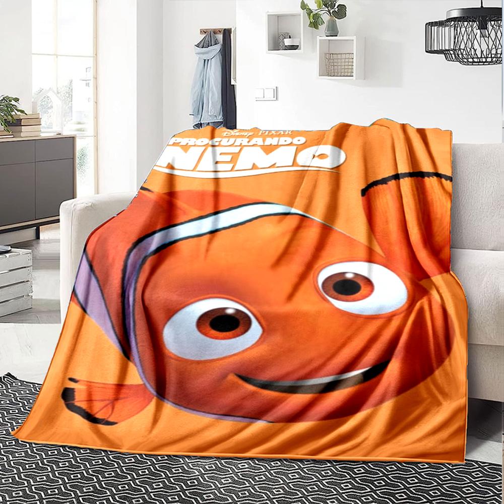 Nemo Theme Printed Blanket - Perfect for Couch, Bed, Travel & Outdoor Use | Machine Washable, Cozy & Durable.