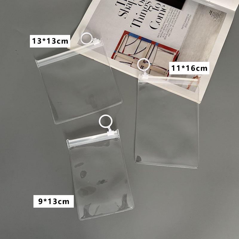 Portable Transparent Data Cable Organizer with Zipper