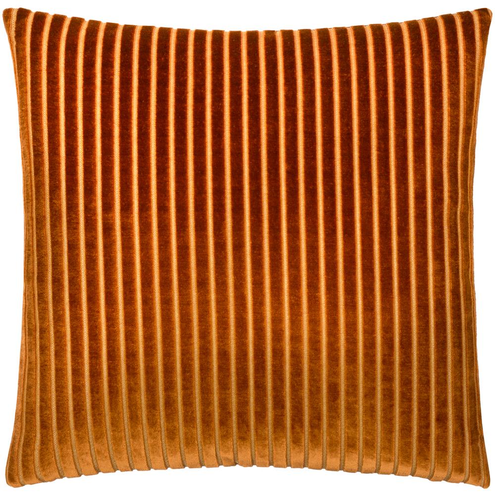 Paoletti Savoy Velvet Stripe Cushion Cover