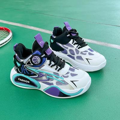 Tênis Infantil Malha Respirável Sapatos Esportivos para Crianças Meninos Tênis de Basquete Leves 2025 Novos Tênis Casuais Treinadores para Meninos