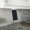 3D‑Printed Cabinet‑Mounted Phone Holder, Fits 16‑19mm Cabinet Panels, Hands‑Free Bracket for Kitchen Study Wall Cabinet, Easy In