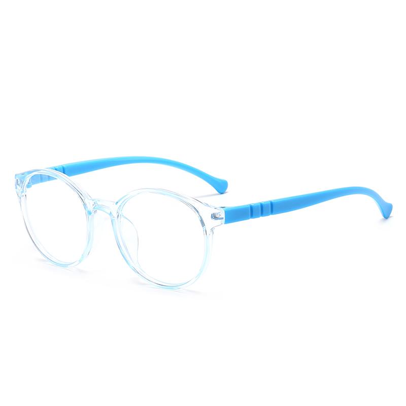 Blue Light Blocking Glasses for Kids Computer Glasses Silicone Frame Clear Lens Girl Boy Video Gaming Children Safety Eyewear