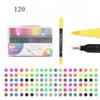 Pennarelli a Doppia Punta, 72 Colori(Pennarello sottile e pennello) Pennarelli Artistici, Set di Pennarelli Colorati per Artisti per Libri da Colorare per Adulti Senza Sanguinamento