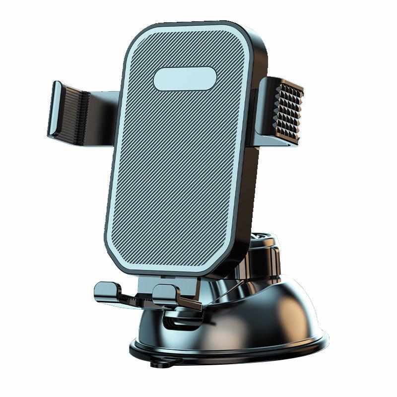 Universal Gravity Car Phone Holder with Suction Cup for Windshield, Dashboard, and Center Console.