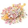 50/100Pcs 2cm Daisy Artificial Flowers Head Small Silk Multicolor Fake Flower Crown For Wreath DIY Craft Home Wedding Decoration