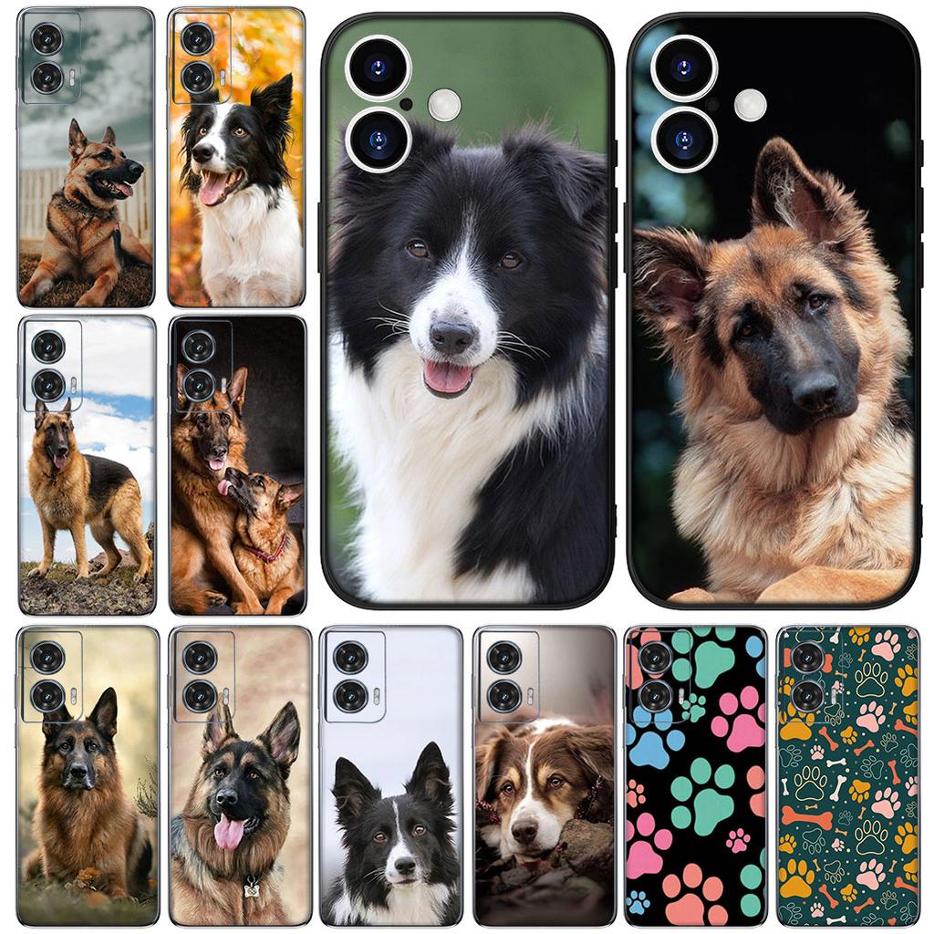 Cover German Shepherd Dog for Motorola Moto G86 G57 G67 G24 G15 G54 Power G13 G14 G34 G35 G45 G60 G53 G55 G64 G75 G72 Phone Case