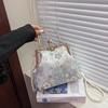 2026 Embroidered Clasp Shell Bag: Niche Design Evening Chain Shoulder & Crossbody Bag for Women
