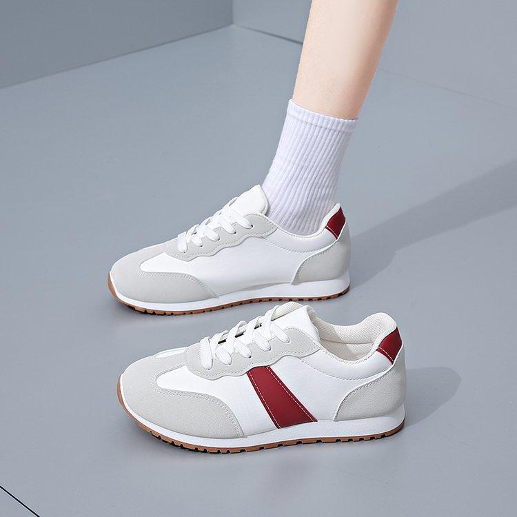 Frühling, Sommer, Herbst und Winter neue Board-Schuhe Studenten-Schuhe Low-Top runde Kappe Riemen