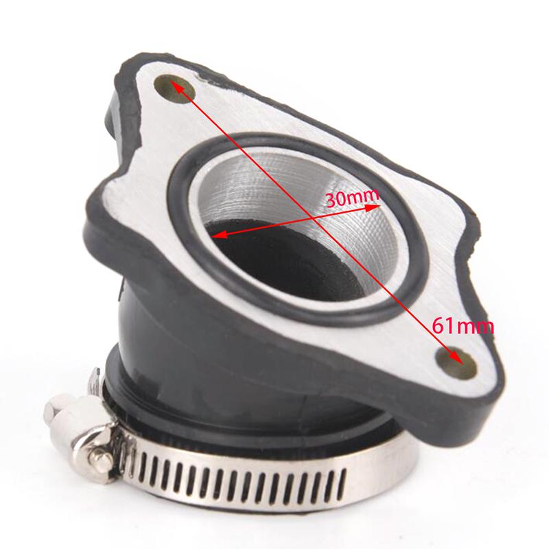 30Mm Carburetor Intake Manifold Pipe Boot For Cg 200-250Cc Atv Dirt Bike Go Kart