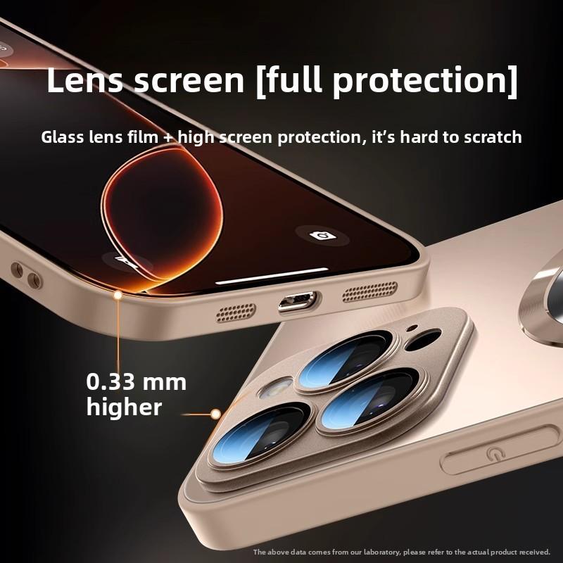 15 For Iphone Pro Matte Glass Magnetic Case With Shockproof Antiindentation