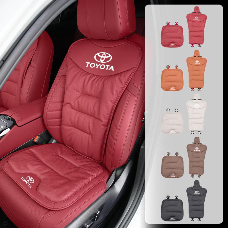 Für Toyota 2026 Heiße Radkappen Auto Leder Weiche Sitzbezüge Vorne Hinten Polster Schutzpolster Für Toyota Crown GR Corolla YARIS L Au