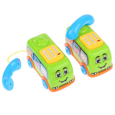 Baby Toys Music Cartoon Bus Phone Educational Developmental Kids Toy Gift Children Early Learning Exercise Baby Kids Game