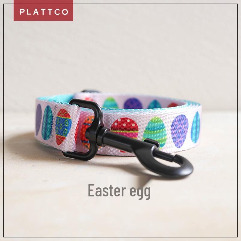 PLATTCO Durable Soft Faux Nylon Dog Leash, Unique Design (PDL341) Medium 2.5cm x 120cm