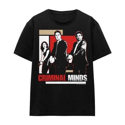 Criminal Minds Unisex Erwachsenen T-Shirt mit gezogenen Waffen