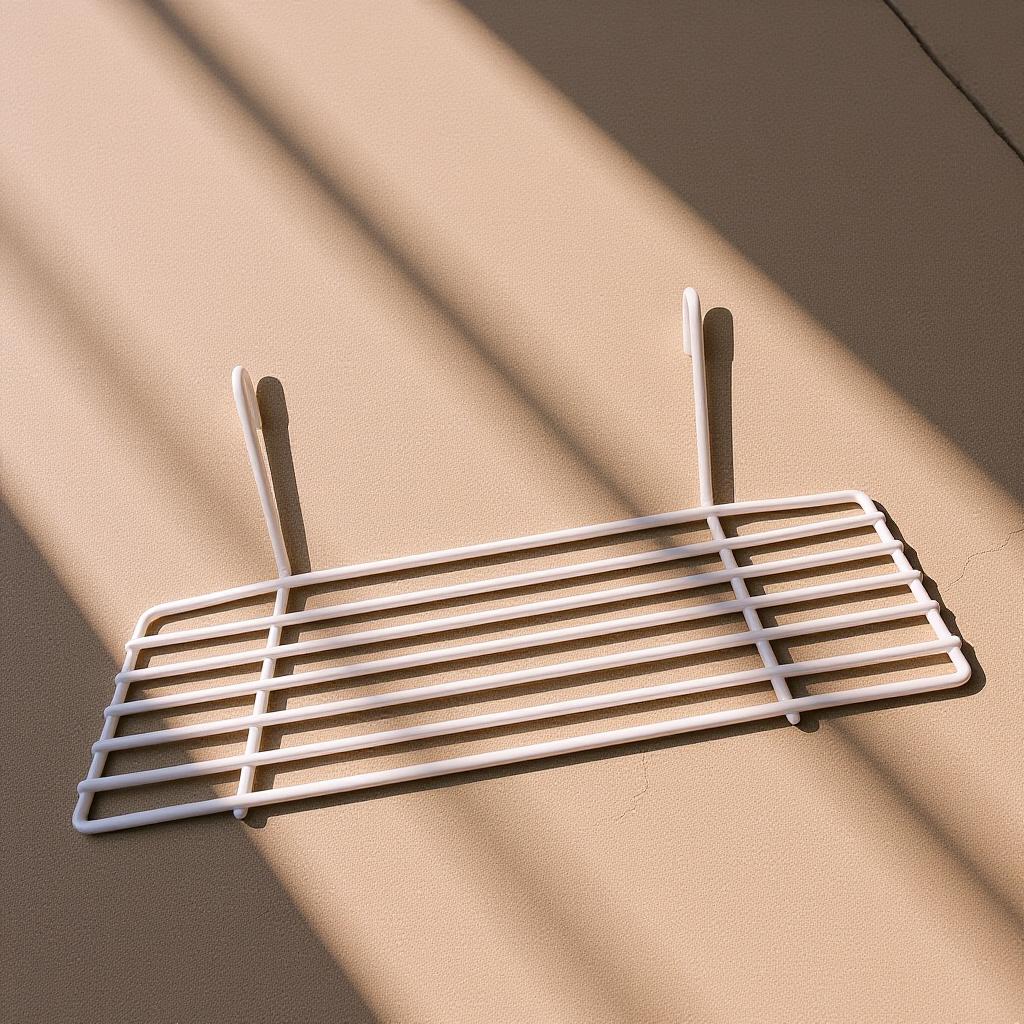 Bird Perch Shelf: Iron Grid Wall Hanging Platform For Parrot Cage Easy Installation Small Pet Rest Stand Bird Cage Shelf Metal