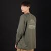 ASTRAL PROJECTION Signature Logo Oversized Long Sleeve T-Shirt_Khaki