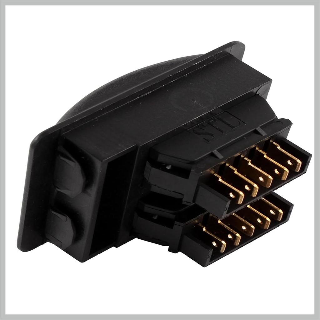 Universal 10 Pin Dual Rows Electric Power Window Master Switch DC 12V for Car Replacement Car Parts