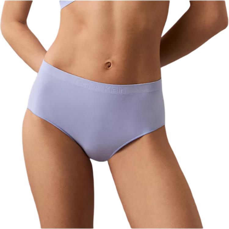 

Calvin Klein High Waist Soft Solid Color Triangle Underwear Women underwear Blue Purple QD5160-541 S