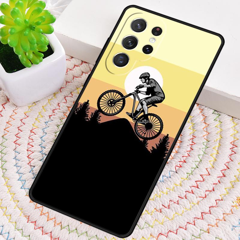 BIKE CYCLING art Phone Case for Samsung Galaxy note 10 pro S26 Ultra S23 S24 FE S25 S21 S22 PLUS shockproof Cove