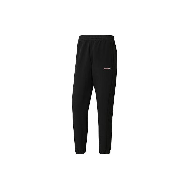 adidas neo Running Sports Suede Long Pants Black Men s HB1299 S