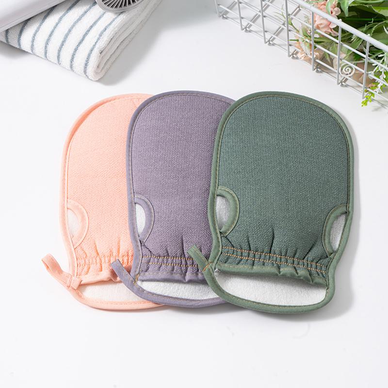 Gentle Exfoliating Bath Glove for Women Skin Friendly Deep Cleansing Back Scrubber Reusable Quick Dry Bath Accessory Effective Yet Safe Body Scrubber