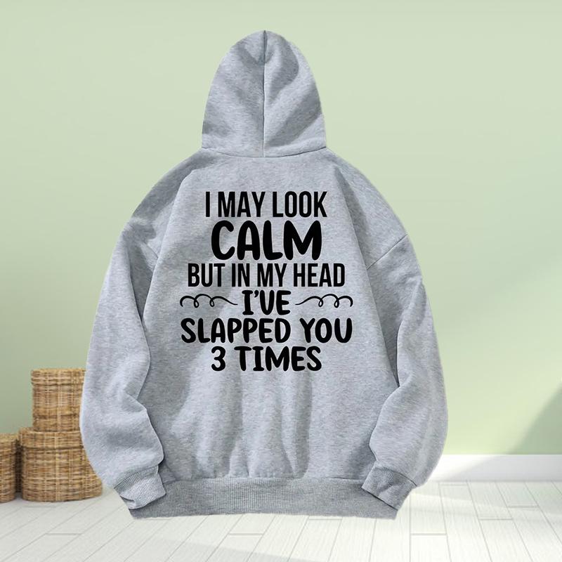 

Женская мода Красивые белые буквы Печать свободные толстовки с капюшоном Топы блузка свитшот повседневный длинный рукав пуловер Топы 8XL серый