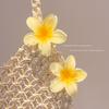 Bohemian Beach Vacation Lily Flower Hair Claw Sweet Hair Clip for Women Floral Claws Fashion Girl Accessories Shark Clip