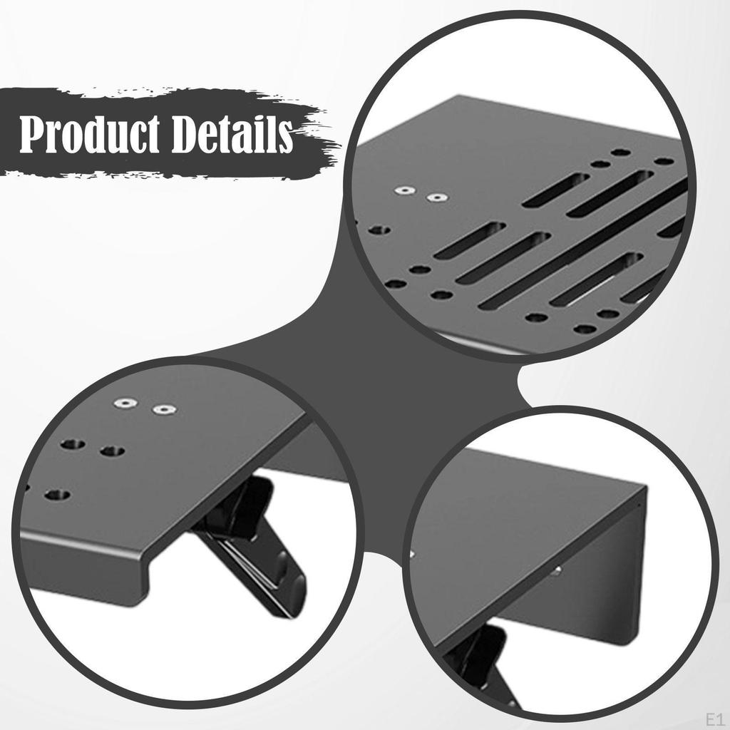 Projector Rack Wall Mount Adjustable Universal Floating Shelf Holder for Video Conferencing Bedside