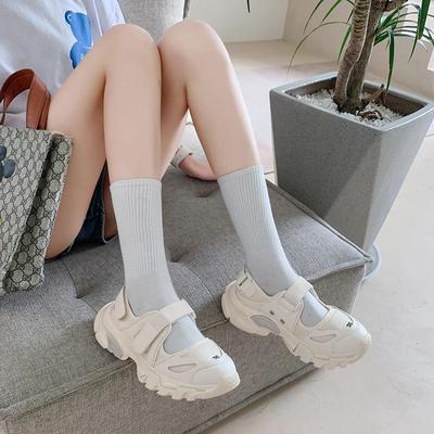 Ladies Shoes 2024 High Quality Buckle Strap Women's Vulcanize Shoes Fashion Round Head Hot Sale Solid Color Casual Shoes Zapatos