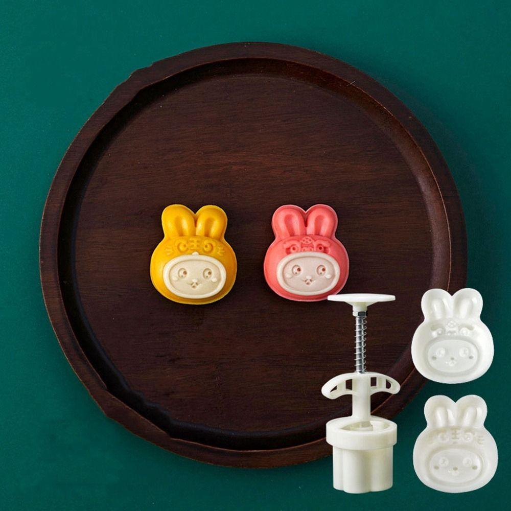 

3D Moon Cake Mold Plastic Pastry Mould Reusable Easter