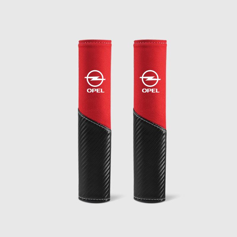 2Pcs Car Seat Belt Shoulder Pad Protection Cover For Opel Astra G H J K F Corsa D Zafira B Insignia Mokka Regal Auto Accessories QS7
