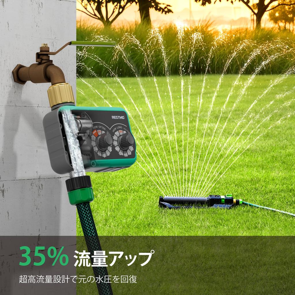 RESTMO Besproeiingstimer Automatische Besproeiingstimer Groen