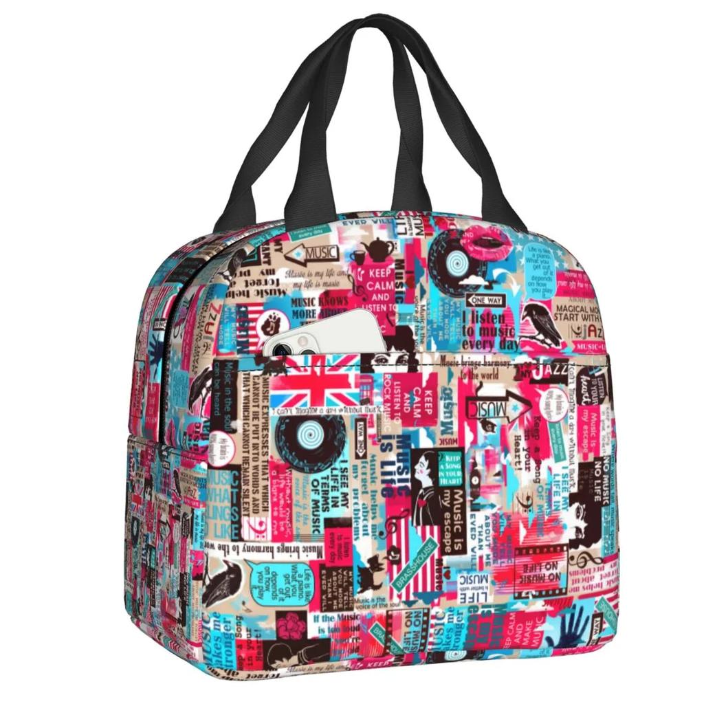 Velká Británie Flag Lunch Box Ženy Vodotěsné UK Britský Symbol Tepelná Chladnička Jídlo Izolovaná Taška na oběd Školní Piknikové Tašky