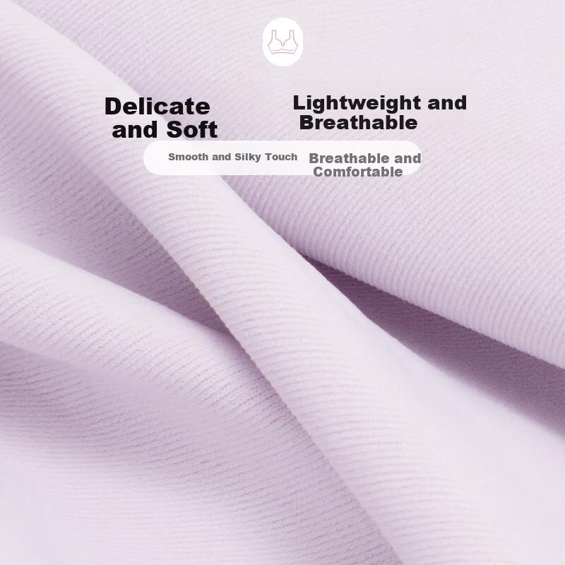 Jingshumian JINGDONG, Self-Branded Shu Seamless Foundation Liquid Bra, Underwear Vest Brassiere, Almond Milk