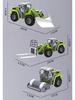 Children's Alloy Construction Vehicle Set: Excavator, Snowplow, Crane, Mixer Truck Simulation Toys