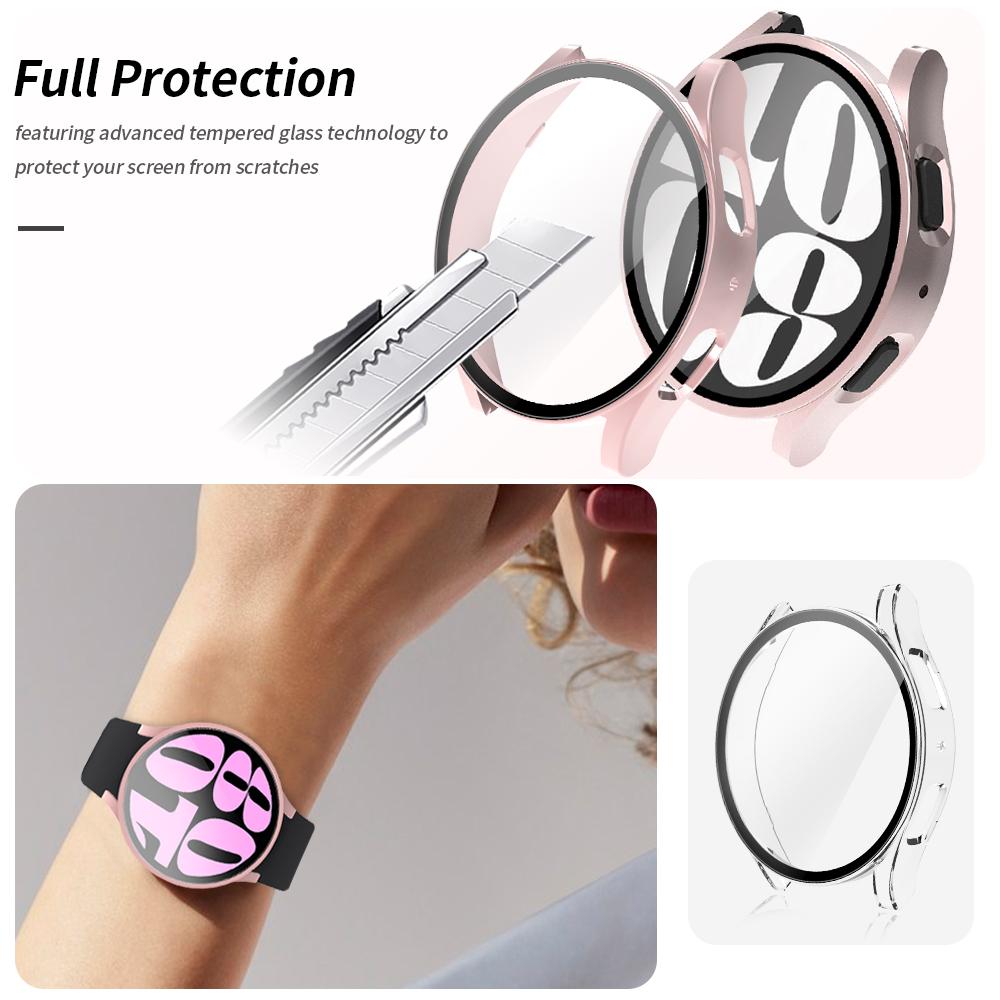For Samsung Galaxy Watch Screen Case 40mm Tempered Glass Protective Film Protective Bumper Compatible Galaxy Watch Accessories