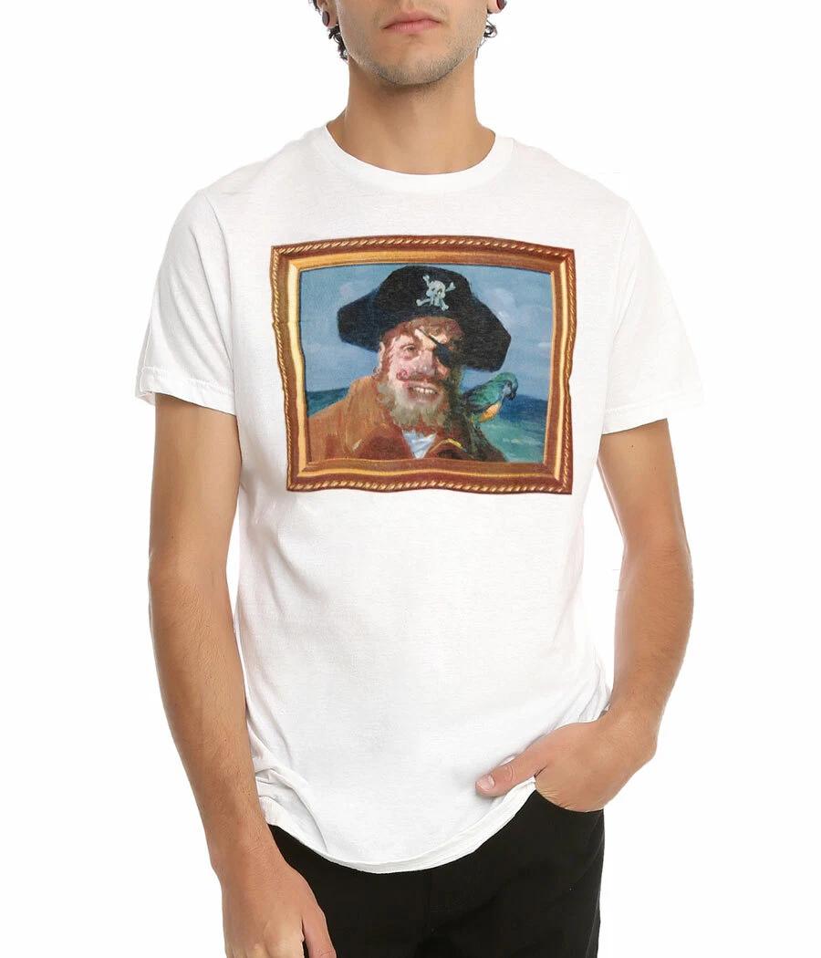 Official Spongebob Squarepants Painty the Pirate 100% Cotton T-shirt Mens Tees Top 3XL