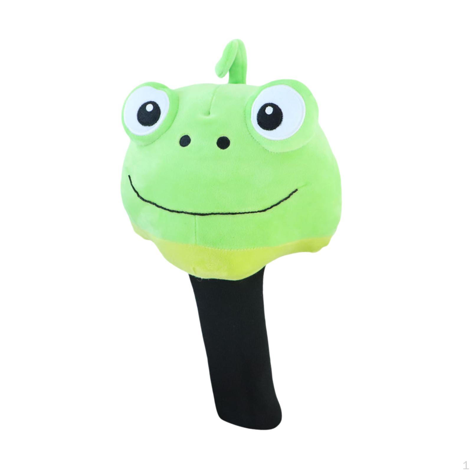 Animal Head Golf Wood Headcover Club Cover 1 No Funny Lightweight Transport Protect Golfer Green Frog