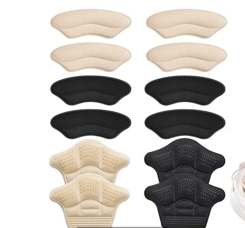 Forefoot Pad & Heel Sticker Set: Anti-Wear, Breathable, Half-Size Cushion with Toe Plug