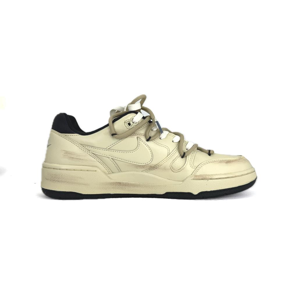 Nike Full Force Quick Dry Abrasion Resistant Low top Skateboard Shoes Men's Gray Brown FB1362-101(Team502-)