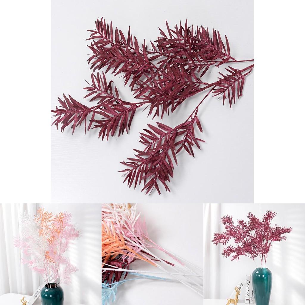 Faux Bamboo Leaf Wedding Decoration With Resistant Material For Home And Event Use